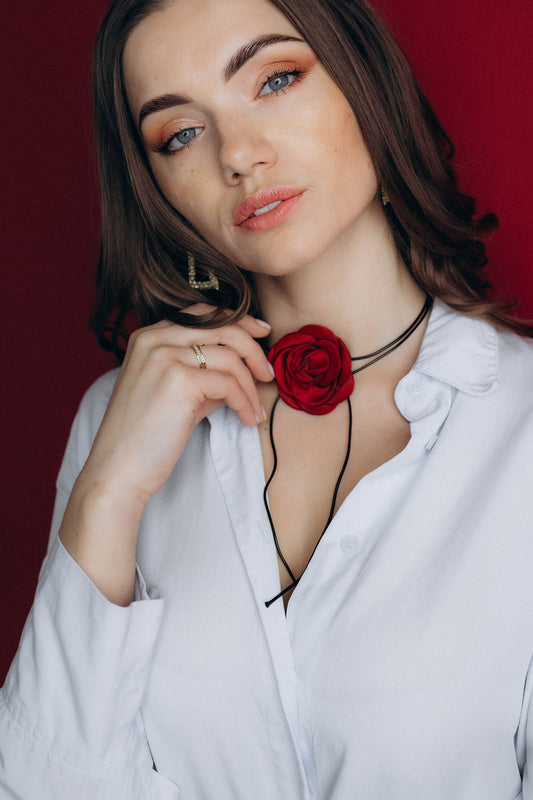 Puķes čokeri 3 krāsas