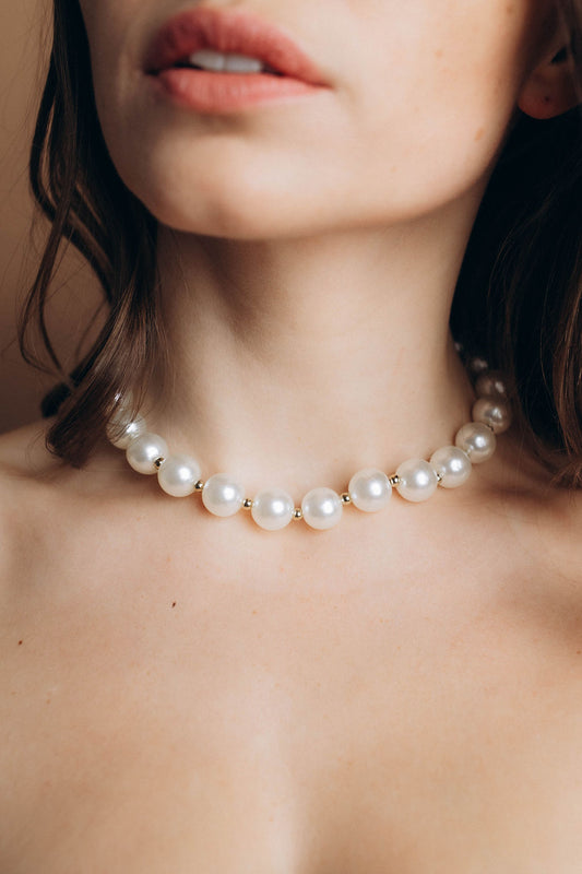 Pērļu imitācijas čokeris