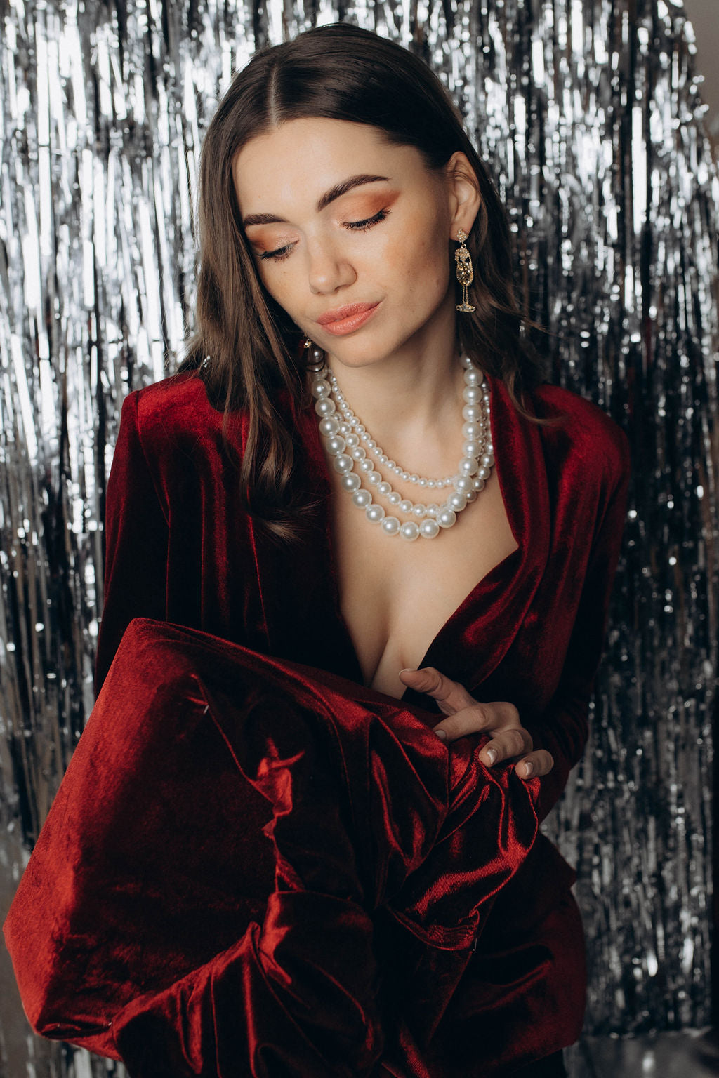 Pērļu imitācijas kaklarota