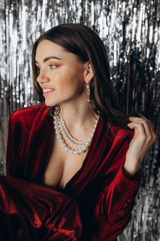 Pērļu imitācijas kaklarota