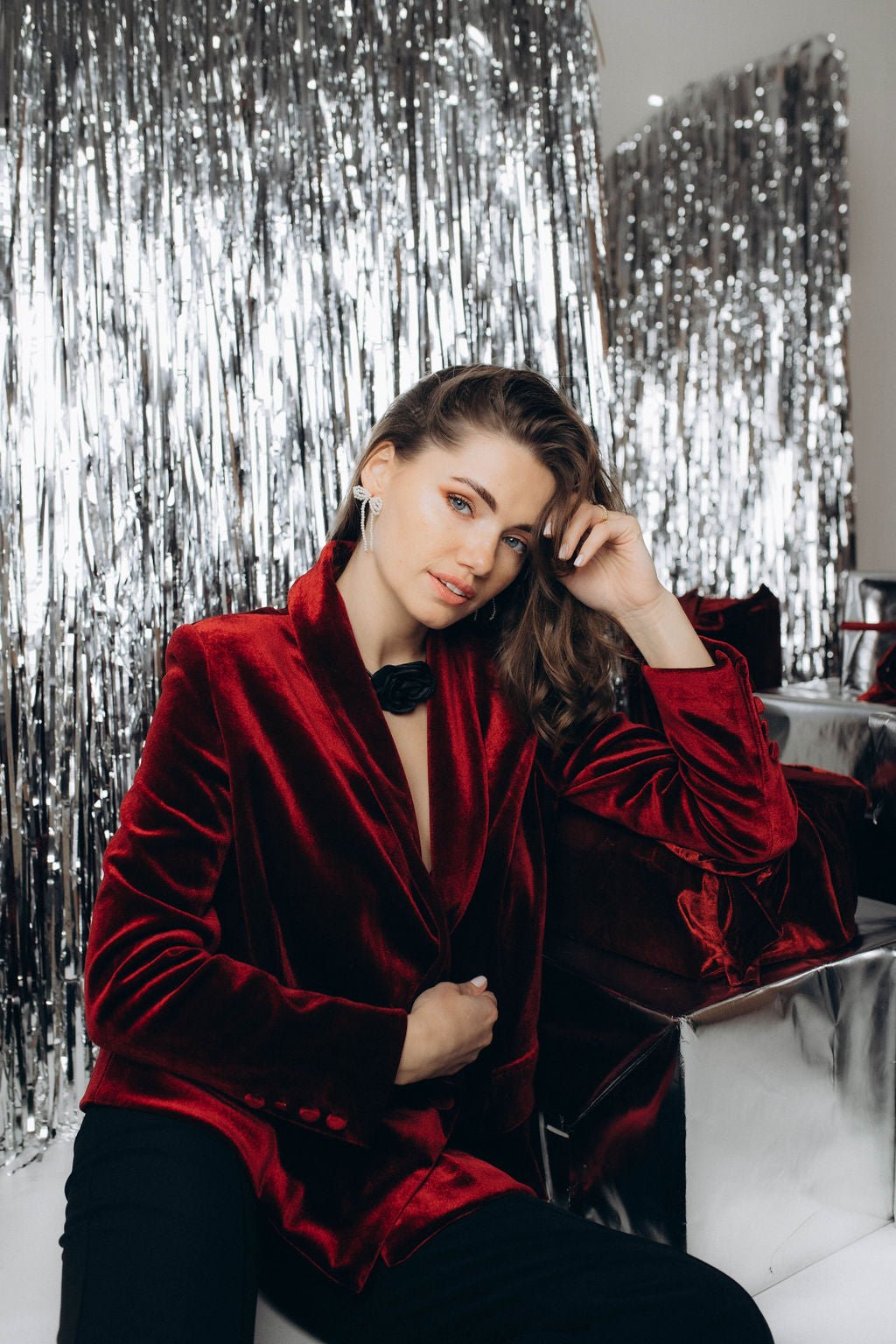 Puķes čokeri 3 krāsas