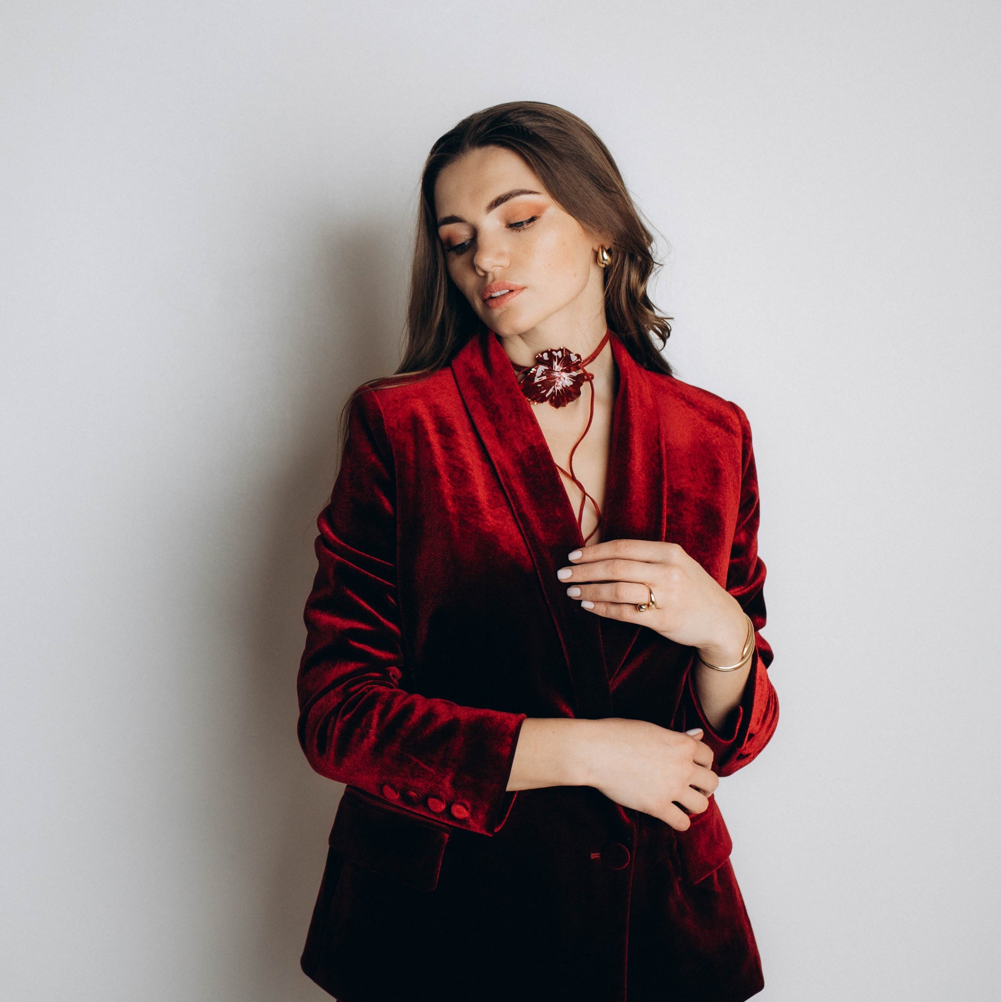 Čokers sieviešu - Meitene Zeltene Rotas