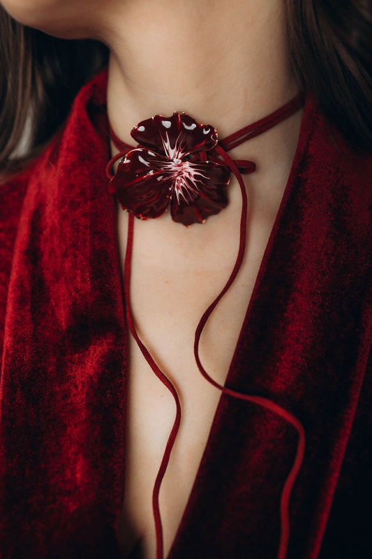 Čokers sieviešu - Meitene Zeltene Rotas