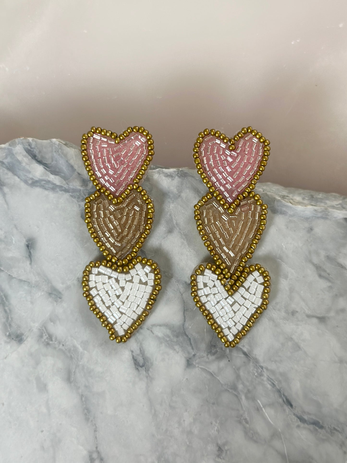 Pērlīšu Auskari - Meitene Zeltene