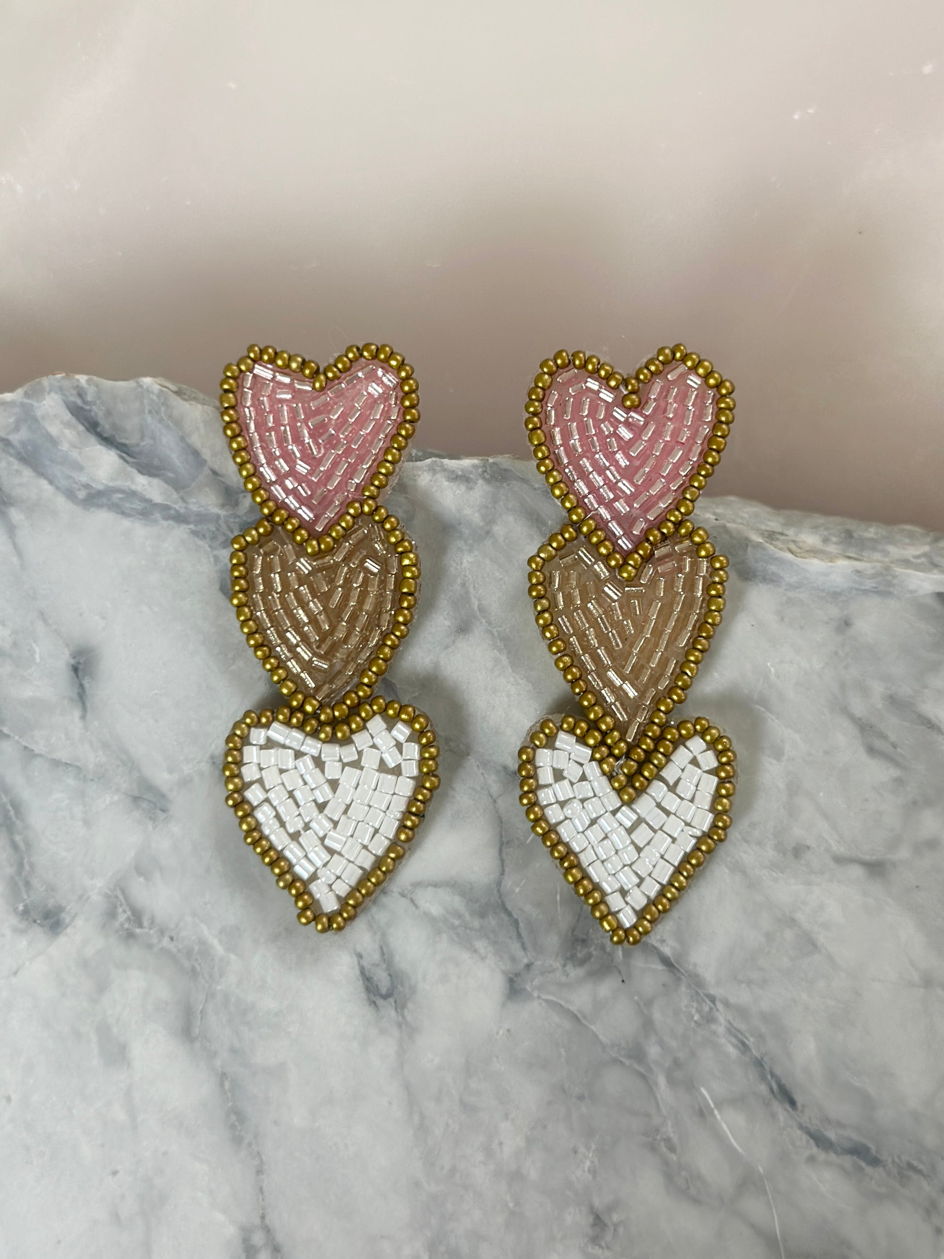 Pērlīšu Auskari - Meitene Zeltene