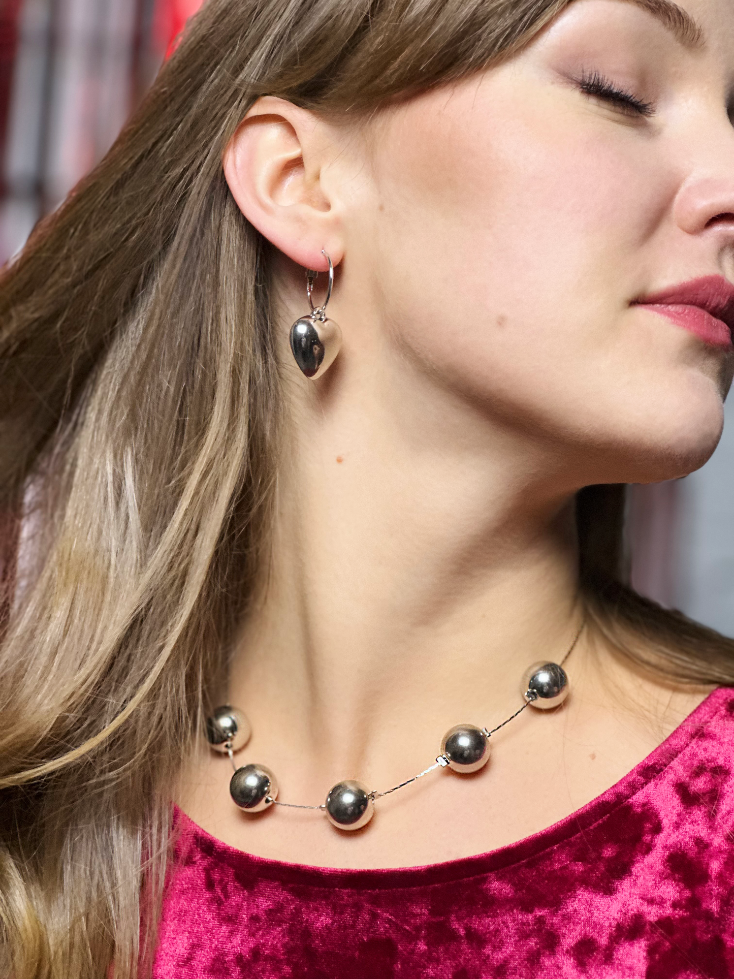 Nokareni sirds auskari