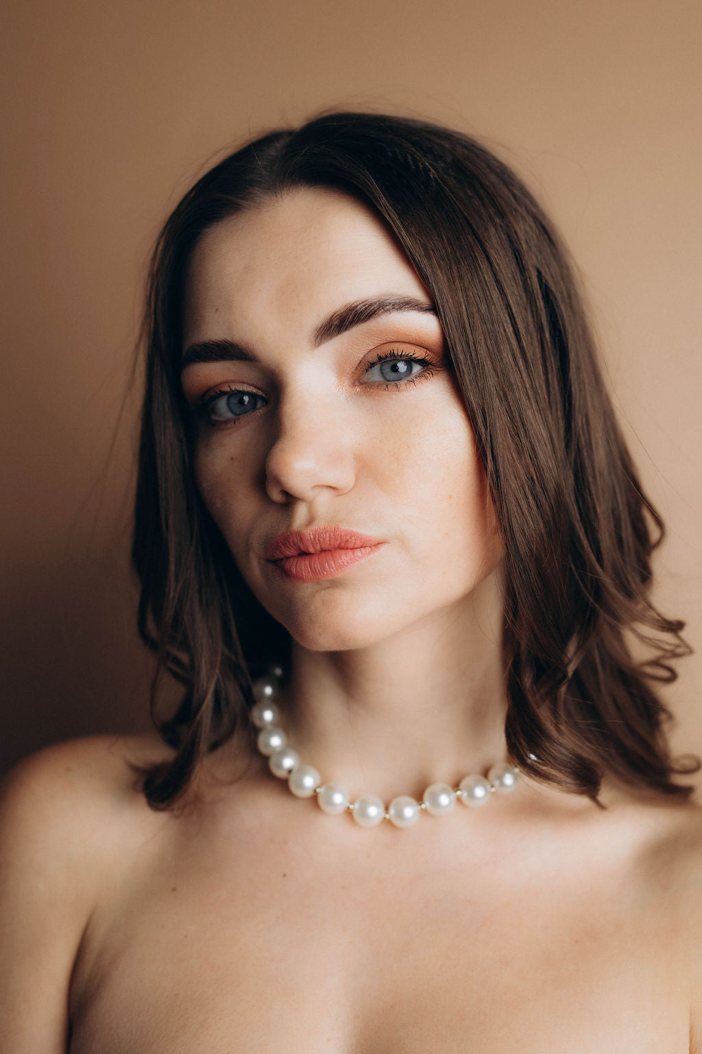 Pērļu imitācijas čokeris